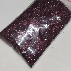 01 Brokat dekoracyjny – 50 g - bordowy