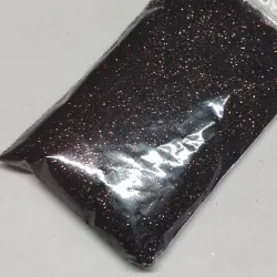 04 Brokat dekoracyjny – 50 g - ciemny brązowy