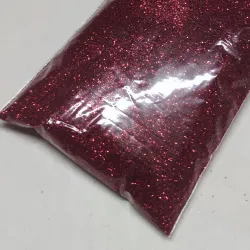 09 Brokat dekoracyjny – 50 g - czerwony