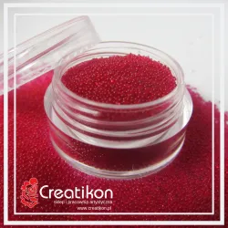 16 mikrokulki czerwone 0.6 - 0.8 mm (20g)