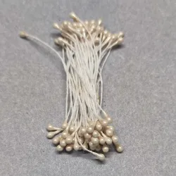 003 pręciki 3 mm perłowe