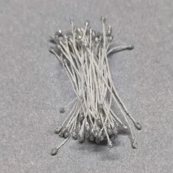 013 pręciki 2 mm brokatowy srebrny