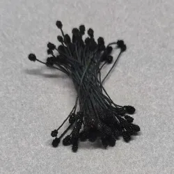 014 pręciki 4 mm cukierkowy czarny
