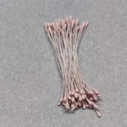 017 pręciki 2 mm matowy ciemny róż
