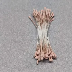 018 pręciki 2 mm matowy brudny róż