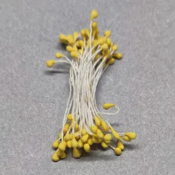 041 pręciki 3 mm matowe żółty