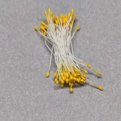 054 pręciki 2 mm perłowe żółty