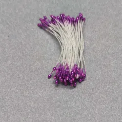 063 pręciki 2 mm perłowe ametyst