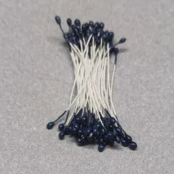 079 pręciki 3 mm perłowe granatowy