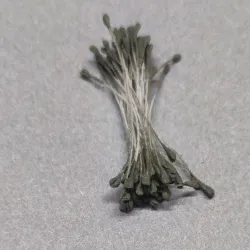 094 pręciki 2 mm serduszka ciemny szary