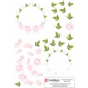 01-karta do wycinania róże - plik PDF