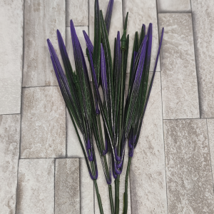 liście 06 - łodyżki do kwiatów - fioletowo-zielone