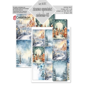zimowe opowieści - niebieskie03 - A4 + karty - PNG+PDF