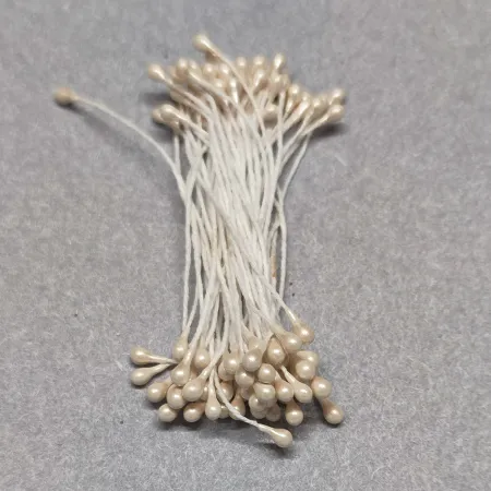 003 pręciki 3 mm perłowe
