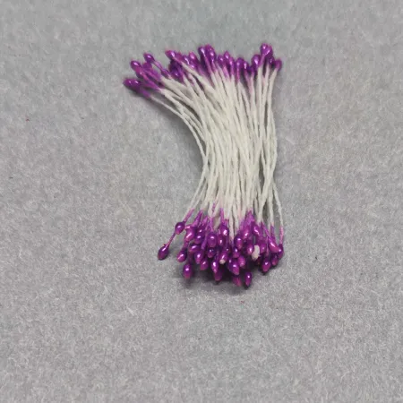 063 pręciki 2 mm perłowe ametyst