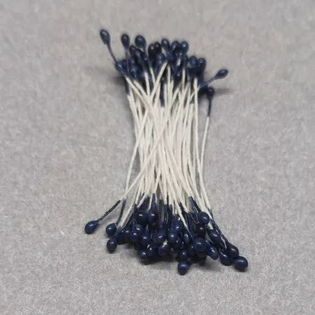 079 pręciki 3 mm perłowe granatowy